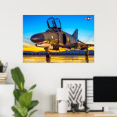 F-4 FANTOM POSTER (Thuiskantoor)