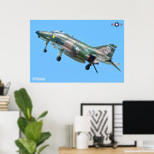F-4 FANTOM POSTER (Thuiskantoor)