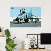 F-4 FANTOM POSTER (Thuiskantoor)