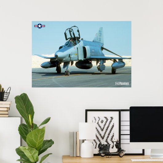 F-4 FANTOM POSTER (Thuiskantoor)