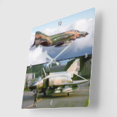 F-4 FANTOM VIERKANTE KLOK (Hoek)