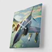 F-4 FANTOM VIERKANTE KLOK (Hoek)