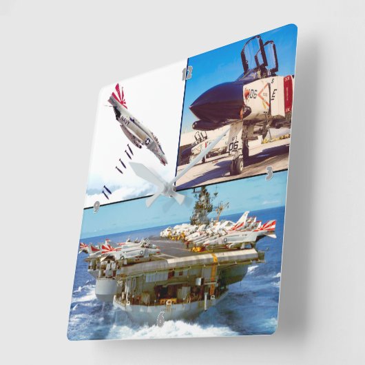 F-4 FANTOM VIERKANTE KLOK (Hoek)