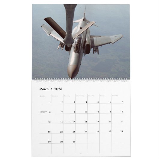 F-4-fantoom II Kalender (Mar 2026)