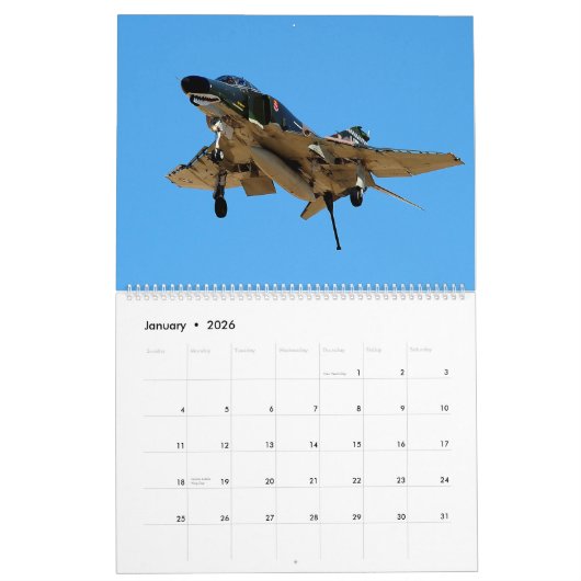 F-4-fantoom II Kalender (Jan 2026)