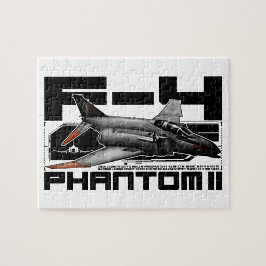 F-4-fantoom II Legpuzzel (Horizontaal)