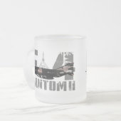 F-4-fantoom II Matglas Koffiemok (Voorkant links)