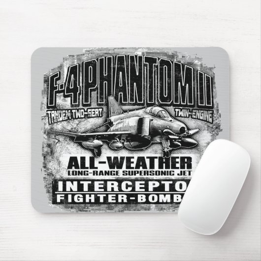F-4-fantoom II Muismat (Met muis)