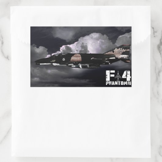 F-4-fantoom II Rechthoekige Sticker (Tas)