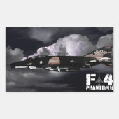F-4-fantoom II Rechthoekige Sticker (Voorkant)
