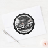 F-4-fantoom II Ronde Sticker (Envelop)