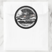 F-4-fantoom II Ronde Sticker (Tas)