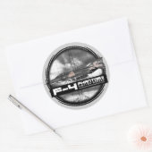 F-4-fantoom II Ronde Sticker (Envelop)