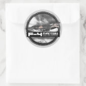 F-4-fantoom II Ronde Sticker (Tas)