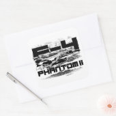 F-4-fantoom II Vierkante Sticker (Envelop)