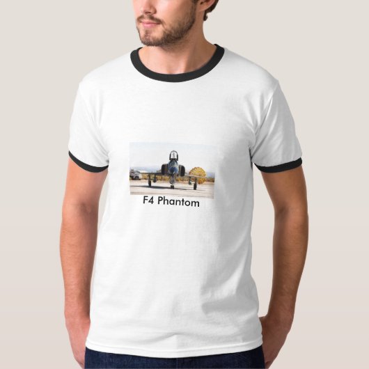 F-4-fantoom met sleeplap, F4-fantoom T-shirt (Voorkant)