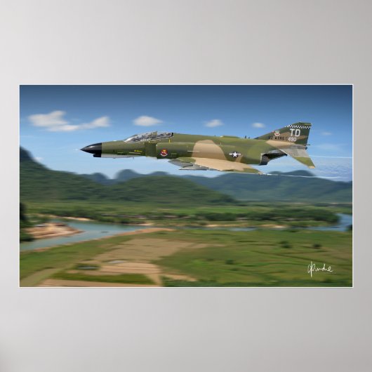 "F-4 Lage pas" Poster (Voorkant)