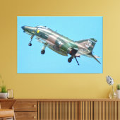 F-4 PHANTOM 40x60 Canvas Afdruk (Insitu (Woonkamer))