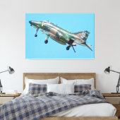 F-4 PHANTOM 40x60 Canvas Afdruk (Insitu (Slaapkamer))
