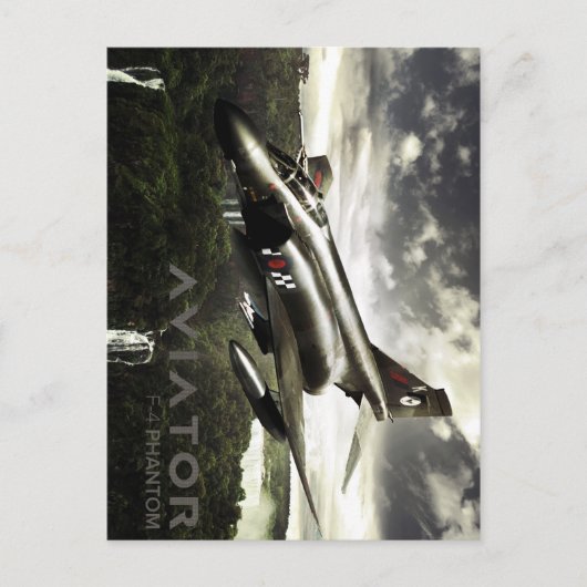 F-4 Phantom Fighter Jet Briefkaart (Voorkant)