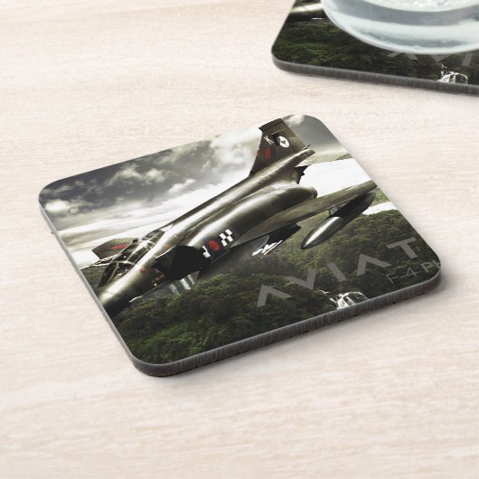 F-4 Phantom Fighter Jet Drankjes Onderzetter (Linkerzijde)