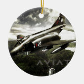 F-4 Phantom Fighter Jet Keramisch Ornament (Voorkant)