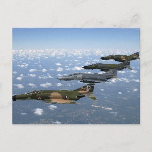 F-4 Phantom II Heritage Flight Briefkaart (Voorkant)