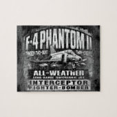 F-4 Phantom II Jigzaag Puzzle Puzzle Legpuzzel (Horizontaal)