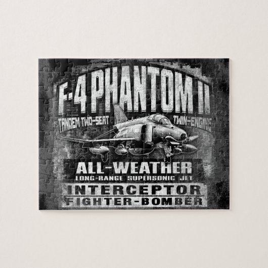 F-4 Phantom II Jigzaag Puzzle Puzzle Legpuzzel (Horizontaal)