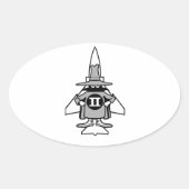 F-4 Phantom Spook Ovale Sticker (Voorkant)