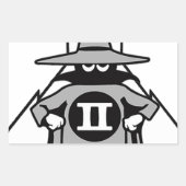 F-4 Phantom Spook Rechthoekige Sticker (Voorkant)