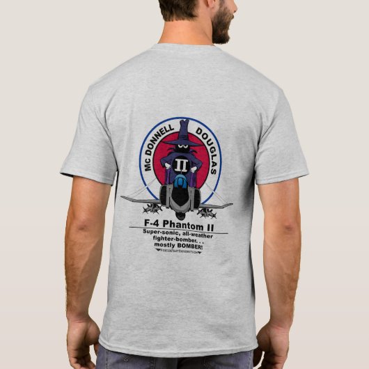 F-4 Shirt - Licht gekleurd (Achterkant)