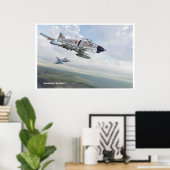 F- 4EJ Phantom II 302 Squadron 2nd Wing, JASDF Poster (Thuiskantoor)