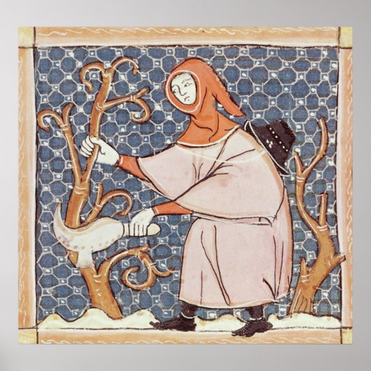 F.58v. maart: boomstammen poster (Voorkant)