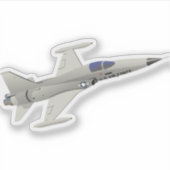 F-5 Licht Vliegtuig Sticker (Voorkant)