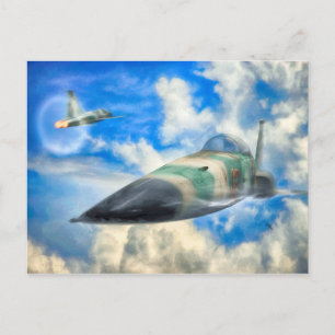 F-5N Tiger II FIGHTER JET "GOED SUPER SONIC" Briefkaart