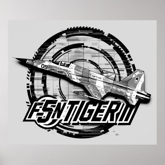 F-5N tijger II Poster (Voorkant)