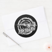 F-5N tijger II Ronde Sticker (Envelop)