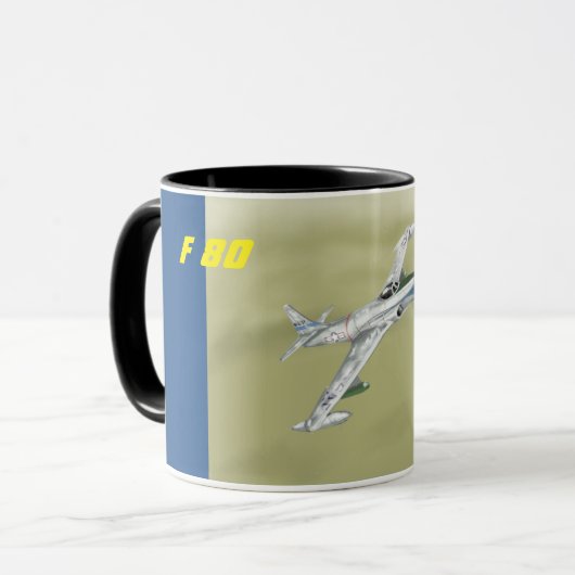 F 80 Shooting Star Coffee Mok (Voorkant links)