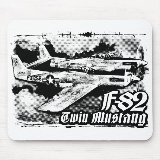 F-82 Twin Mustang Muismat (Voorkant)
