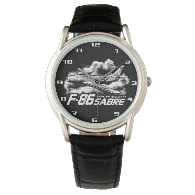 F-86 Saber Horloge (Voorkant)