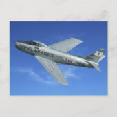 F-86 Saber Jet Briefkaart (Voorkant)