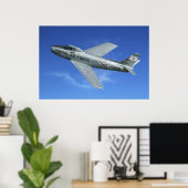 F-86 Saber Jet Poster (Thuiskantoor)