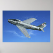 F-86 Saber Jet Poster (Voorkant)