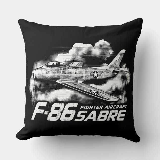 F-86 Saber Kussen (Voorkant)