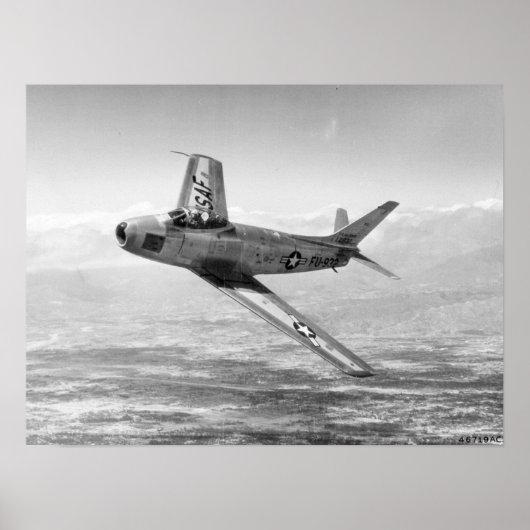 F-86 Saber Poster (Voorkant)