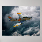F-86 Saber Poster (Voorkant)