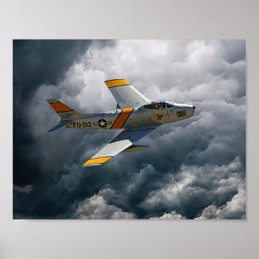 F-86 Saber Poster (Voorkant)