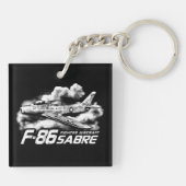F-86 Saber Sleutelhanger (Achterkant)