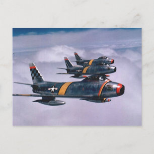 F-86 Sabers Briefkaart